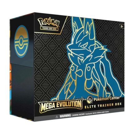 2025 Pokemon Mega Evolution Pokemon Center Elite Trainer Box (Exclusive) [Mega Lucario] ME01 Mega Evolution