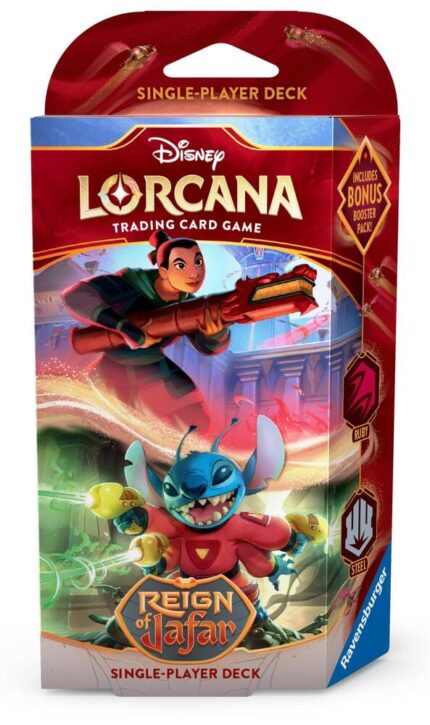 Lorcana TCG: Reign of Jafar Starter Deck (Ruby & Steel)